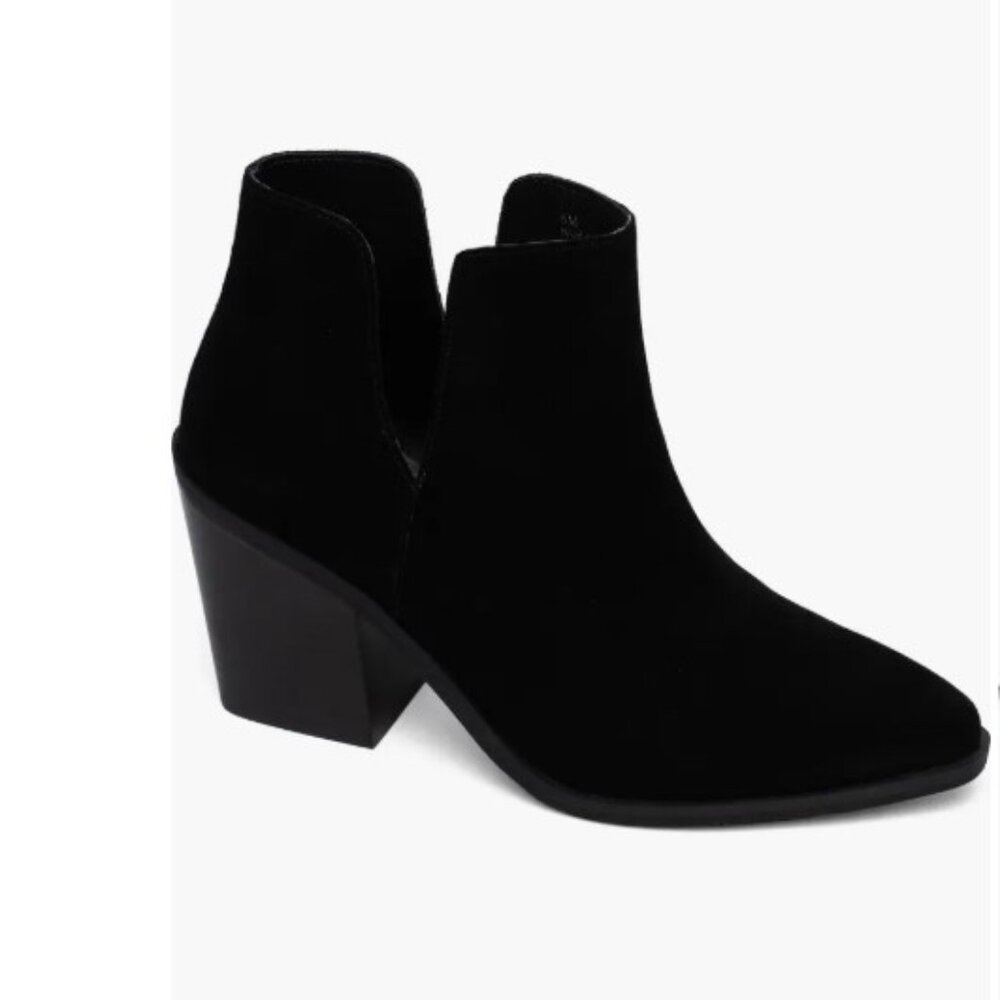 Lisa Vicky Kicky Bootie Women's Size 9.5 Split Ankle Low Heel Boots